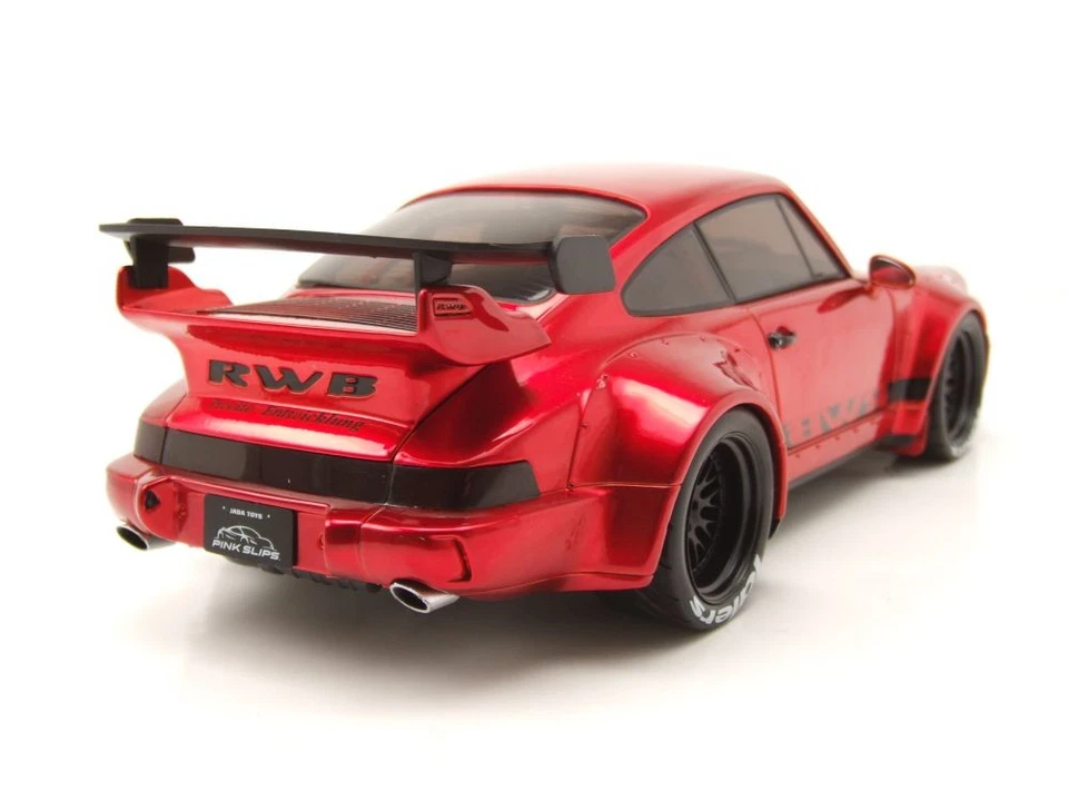 Porsche 911 (964) RWB Rauh-Welt rot Modellauto 1:18 Solido - Bild 2 von 4