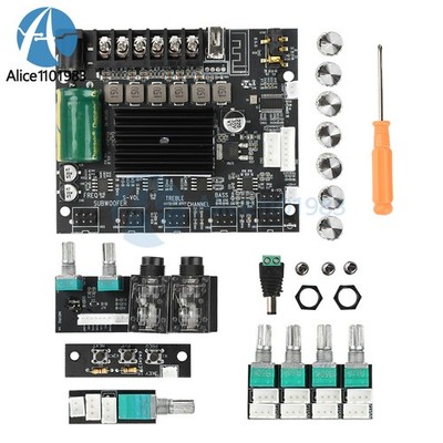 DC12-24V MT21S 2.1 Channel Bluetooth Amplifier Board Microphone Audio all-in-one