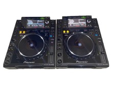 Pioneer CDJ-2000 Pair Multi Player Pro DJ Deck USB SD w/ Power Cables Tested