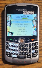 BlackBerry Curve 8330 - Silver  Verizon  Rare Smartphone w/ The Office Games
