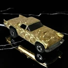 VTG 1977 Hot Wheels Ford Thunderbird T-Bird Mattel Gleam Team Gold Chrome Car