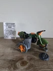 Vintage 1989 TMNT Sewer Cycle Motorcycle w/ Sidecar Teenage Mutant Ninja Turtles