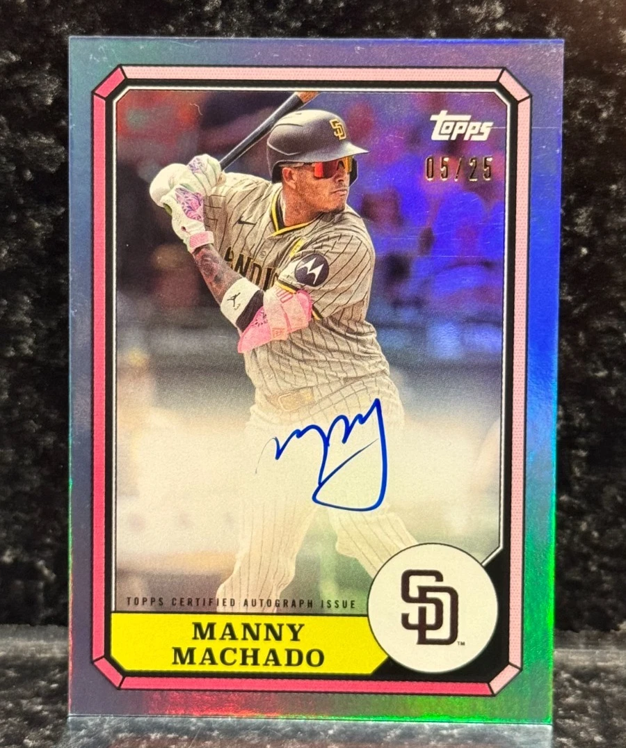 Topps San Diego Padres Baseball Original Autographed Sports