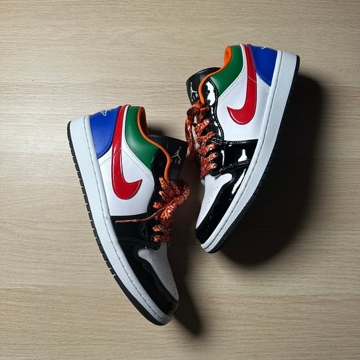 Jordan Low Multi-Color Black Toe (CZ4776-101) Women's Size 11