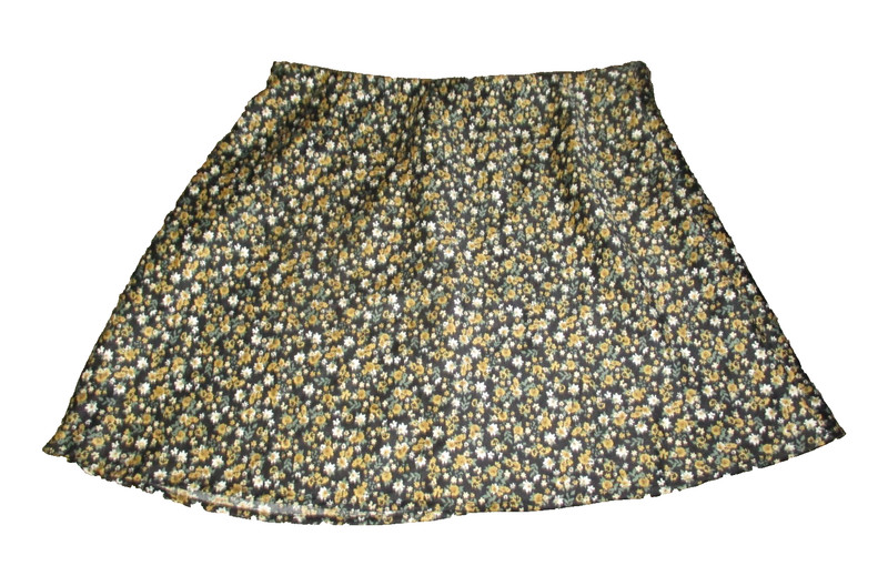 Aeropostale NWT Floral High-Waisted Slip Mini Skirt Sz Medium Boho Cottage Core