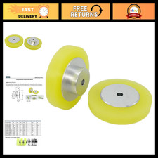 2PCS Wear-Resistant Rubber Roller Wheels for ...