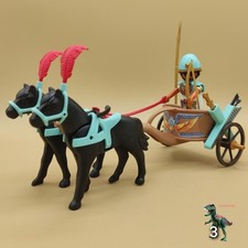 Playmobil char à cheval égyptien-biga-quadrige du pharaon-charrette de guerre