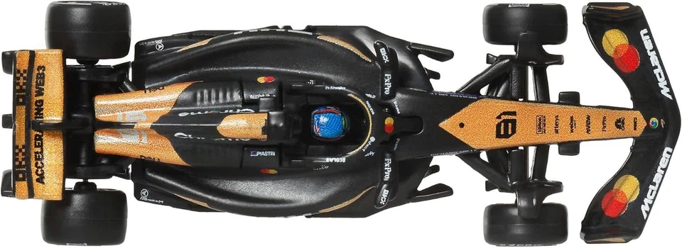 Modello Auto PIASTRI McLaren Formula 1 2025 Scala 1/64 8cm F1 Hot Wheels JBM25 - Immagine 4 di 4
