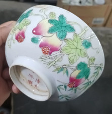 Rare Chinese Collectable Art Hand Famille Rose Porcelain Bowl