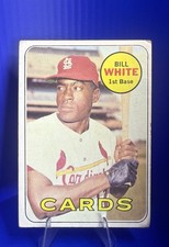 1969 Topps - High # Bill White #588