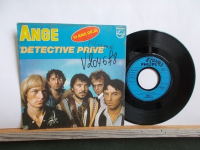 ENGEL DETECTIVE PRIVE/CES GENS-LA45 rpm NEUWERTIG Promo Stempel
