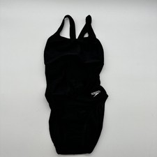 Image of Speedo Women's Solid Super Pro - Pro Swimsuit UK 30 Black Adult Women Swimsuit
