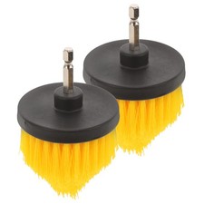 2 Pcs Drill Brush Cleaning Attachment Scrubber Brush For Power Tools