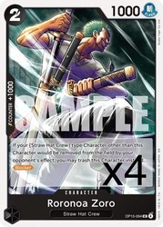 Roronoa Zoro OP15-094 Adventure on Kami's Island One Piece TCG