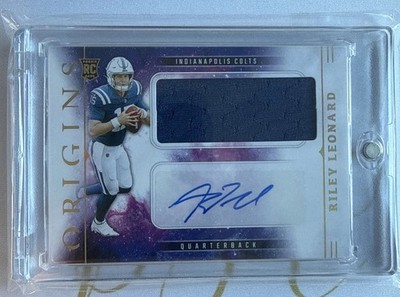 2025 Panini Origins Riley Leonard Dual Auto Rookie Card (RC) Indianapolis Colts