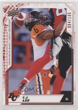 2020 Upper Deck CFL Red 94/165 TJ Lee #197 0kr6