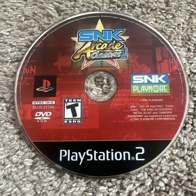 SNK Arcade Classics Volume 1 (Sony PlayStation 2 PS2, 2008) Disc Only