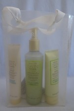 Mary Kay Satin Hands Pampering 3 pc Set Softener Scrub Cream White Tea Citrus