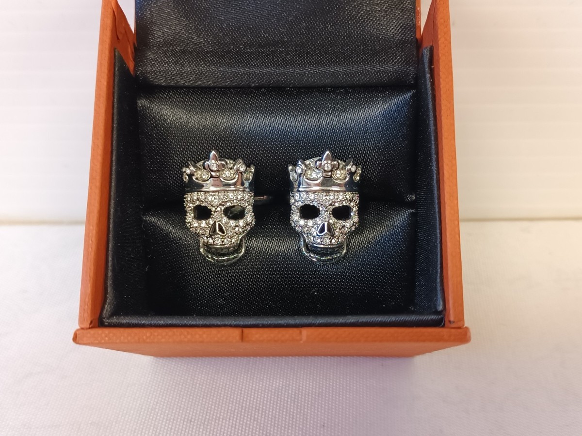 キングベイビー/Crowned Skull Cufflinks/165,000円 simon carter crowned skull cufflinks | eBay UK