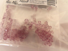 144 Swarovski Bicone Beads 4mm Light Amethyst. 5328