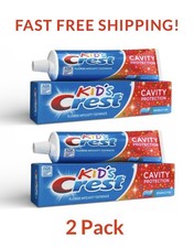 2 Pack Crest Kid  s Sparkle Fun Toothpaste 2.2 oz - FAST SHIPPING 