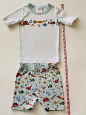 Hanna Andersson Kids Pajama Size 5 /110cm ShortJohns Swim Swam Fishes