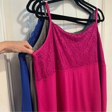 Lane Bryant Set of 3 Lace Camisoles. Size 26/28.