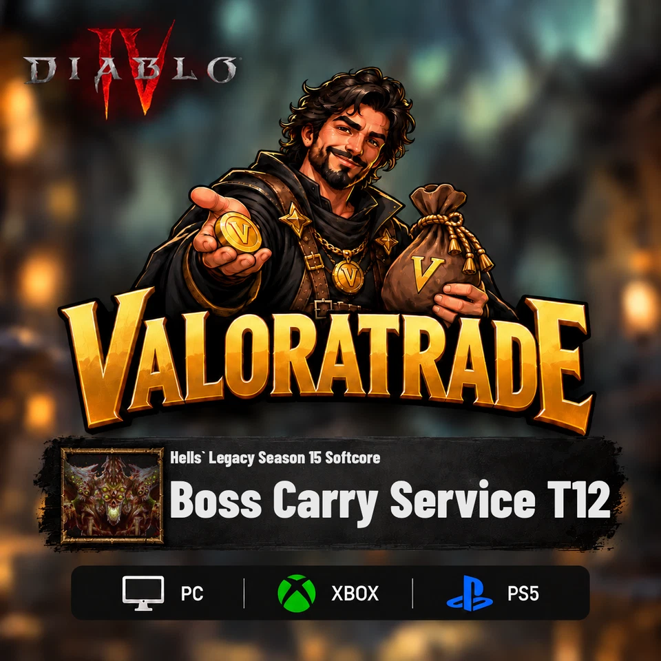 Diablo 4 Boss Runs Carry T12 My Mats - Season 15 Hell’s Legacy Softcore S15 - Bild 1 von 1