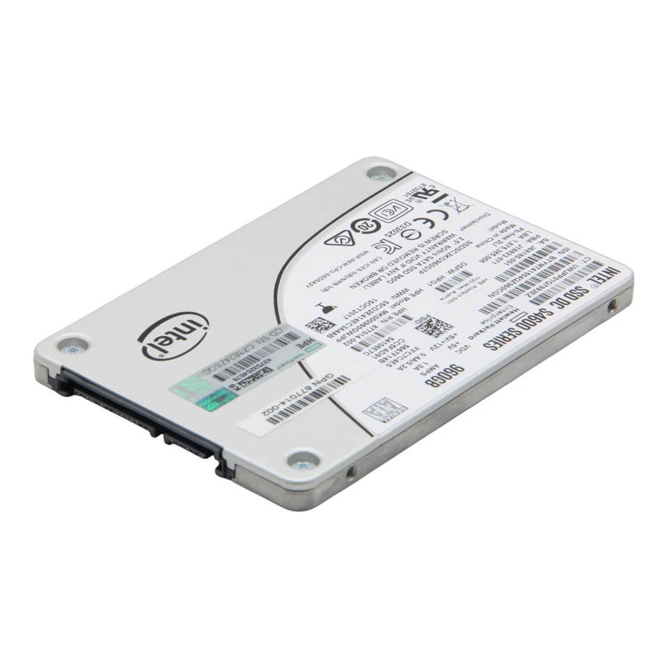 HPE Intel DC S4600 960GB S-ATA III SSDSC2KG960G7P 877014-002 2,5" SSD - Bild 2 von 2