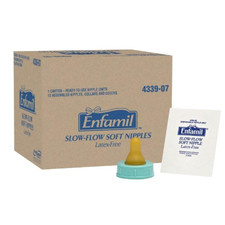 Slow Flow Soft Nipples, Latex-Free BPA Free, 12 Count