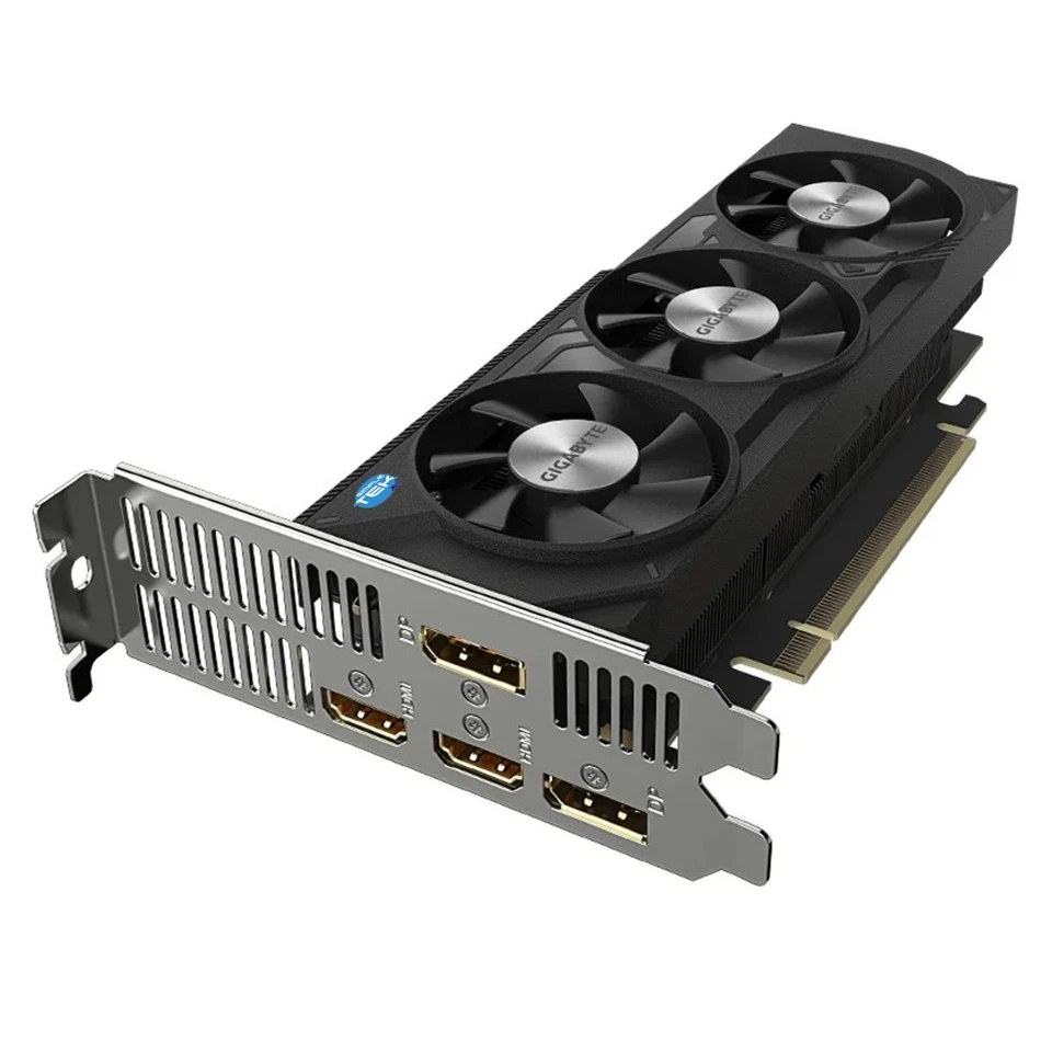 Gigabyte NVIDIA GeForce RTX 4060 OC Low Profile LP 8GB GDDR6 Video Card PC - Image 3 of 4