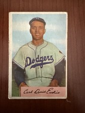 1954 Bowman Carl Erskine #10