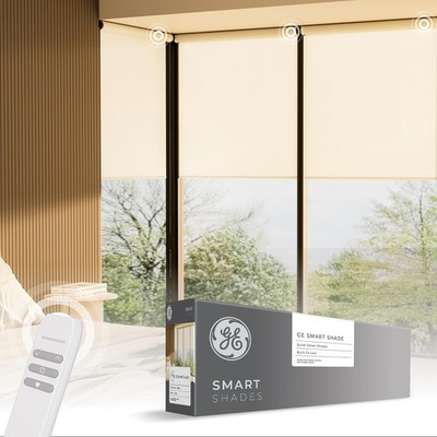 GE Smart Shades 34in Motorized Remote Control (34x76) NEW FREE SHIPPING and RETU