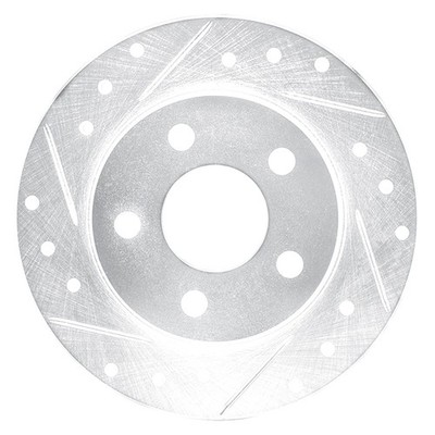 For Lincoln Continental 93-02 Brake Rotor DFC Premium Drilled & Slotted Rear