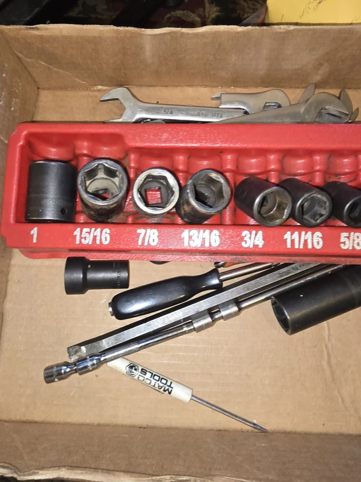 Snap-on SET 11 pc 6 point 1/2" Dr IM320-IM120A Shallow Impact Socket Set  - Image 3 of 4