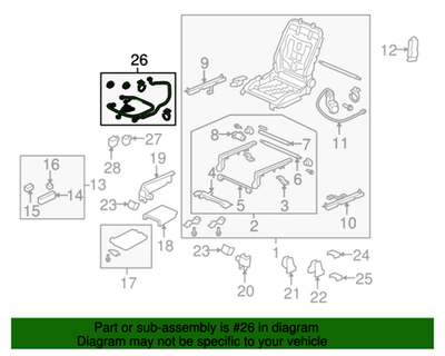 #ad New Genuine Honda Cord R St 4 Way 81206SZAA42 81206 SZA A42 OEM $84.20