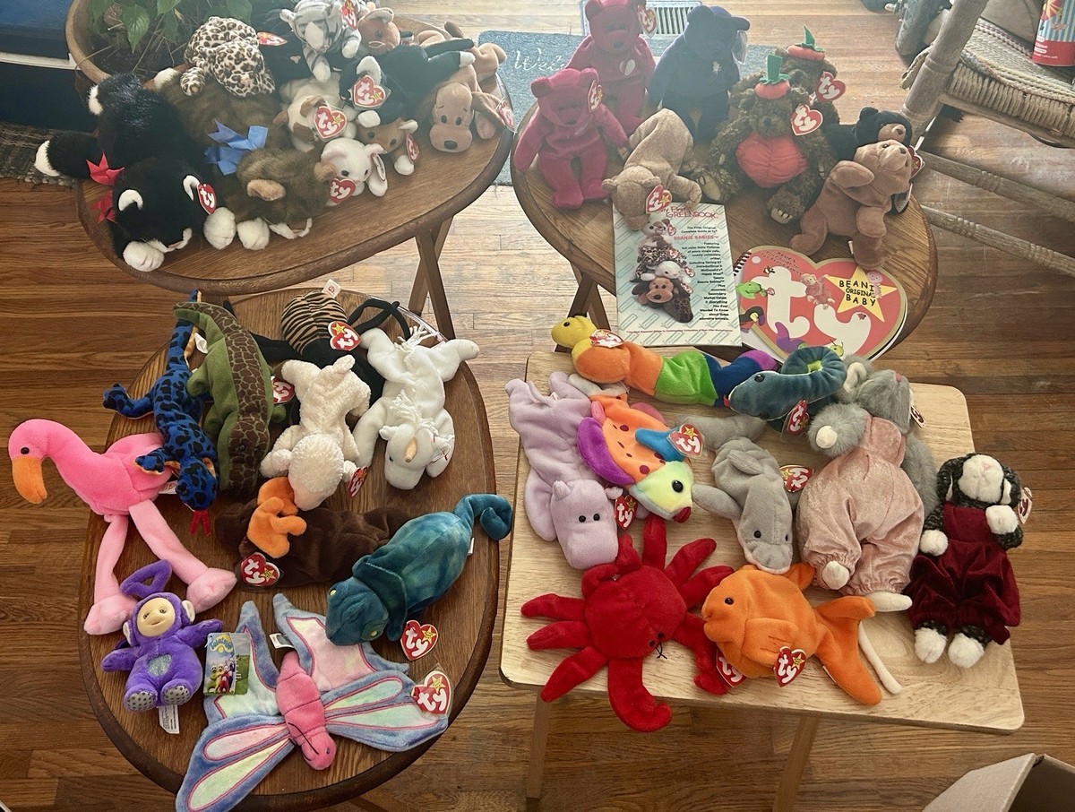 37 Beanie Babies Lot Collection, New With Tags!