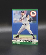 1991 Score Rising Stars ALEX FERNANDEZ Rookie Card #66 Chicago White Sox. rookie card picture