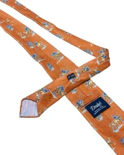 Drake's Handmade Neck Tie At No. 3 Haberdasher St London Polo Player Horse