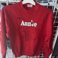 Vintage Annie Orphan 20th Anniversary Sweatshirt Made In USA Size S