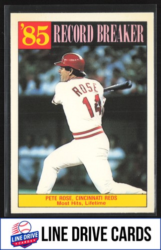Pete Rose #206 1986 Topps Tiffany card
