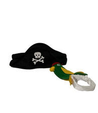Hanna Andersson Kids Toddler Pirate Hat and Bird Costume Pretend Play Toy