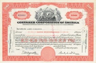 Container Corporation of America (CCA) 1950s