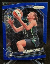 2025 Panini Prizm WNBA Alanna Smith #101 Minnesota Lynx Blue Velocity Prizm