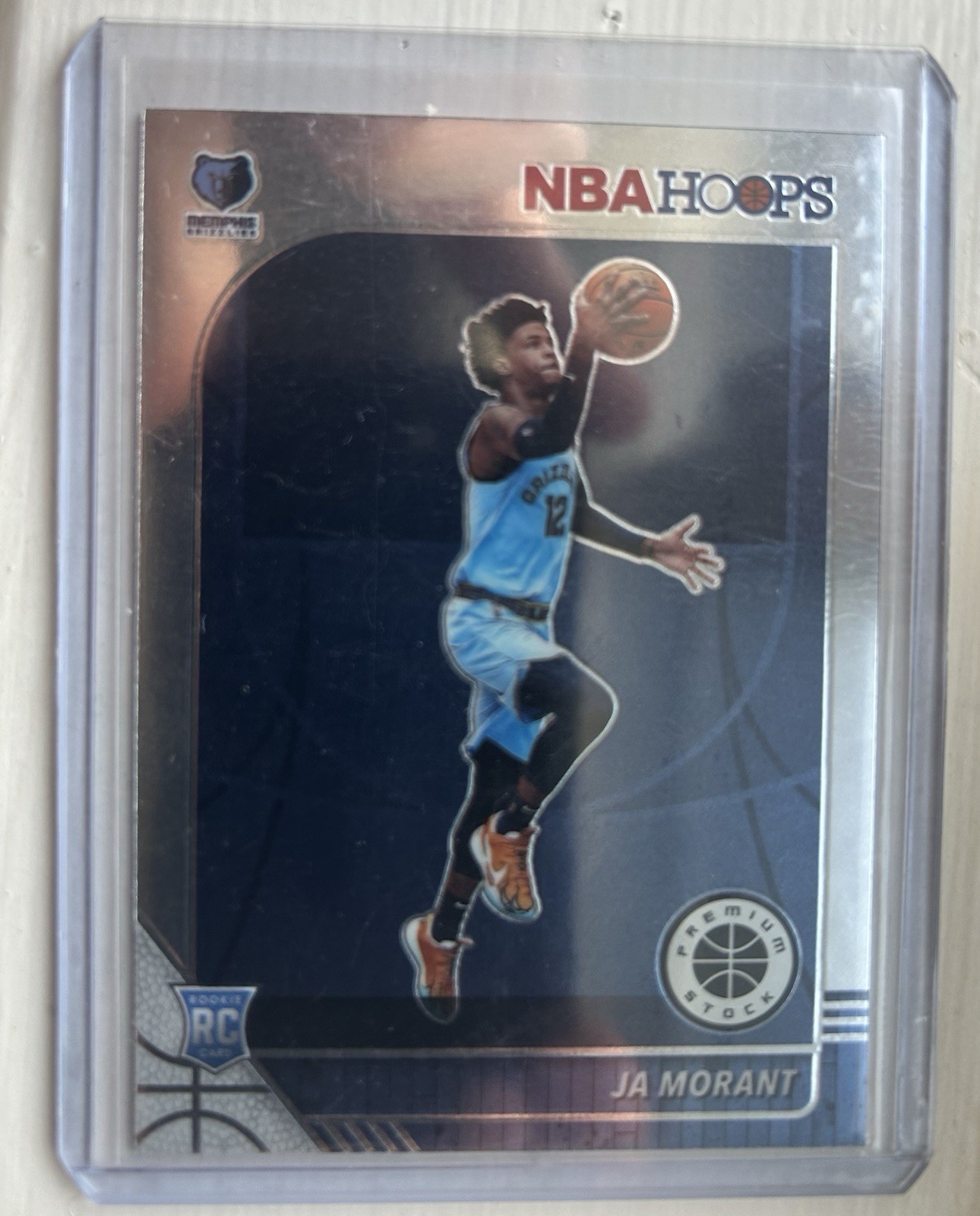 Panini 2019-20 NBA Hoops Premium Stock Rookie Variation Ja Morant #259 Grizzlies