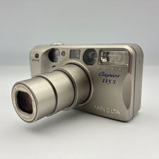  Exc 4 Minolta Capios 115s point  shot compact 35mm Film Camera From JAPAN