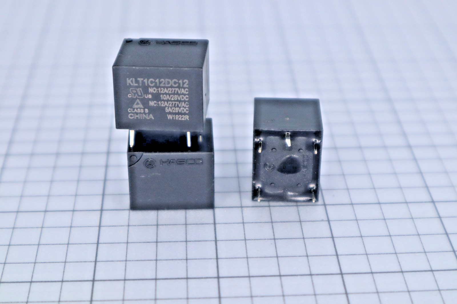 *Single* KLT1C12DC12 PCB Relay General Purpose 12A SPDT Contacts 12VDC