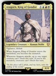 Aragorn, King of Gondor (Commander: The Lord of the Rings: Tales of Middle-earth)