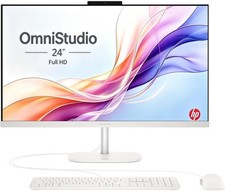 HP OmniStudio 23.8 Inch All-in-One Desktop PC, Full HD Display, Windows 11 Home