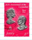 Jersey Queen Elizabeth II Postage STAMP 8 shillings Royal Visit 1978 SA-95 — photo 9